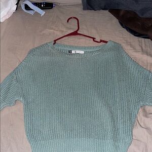 Jennifer Lopez Green Sweater